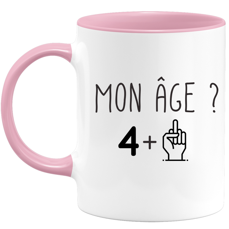 quotedazur - Mug Idée Cadeau 5 ans Homme Femme - Cadeau Anniversaire 5 Ans  - Idée Cadeau Original, Humour, Dr��le, Rigolo, Fun - Mug Tasse Caf�� Th��  Pas Cher - Noir : : Cuisine et Maison