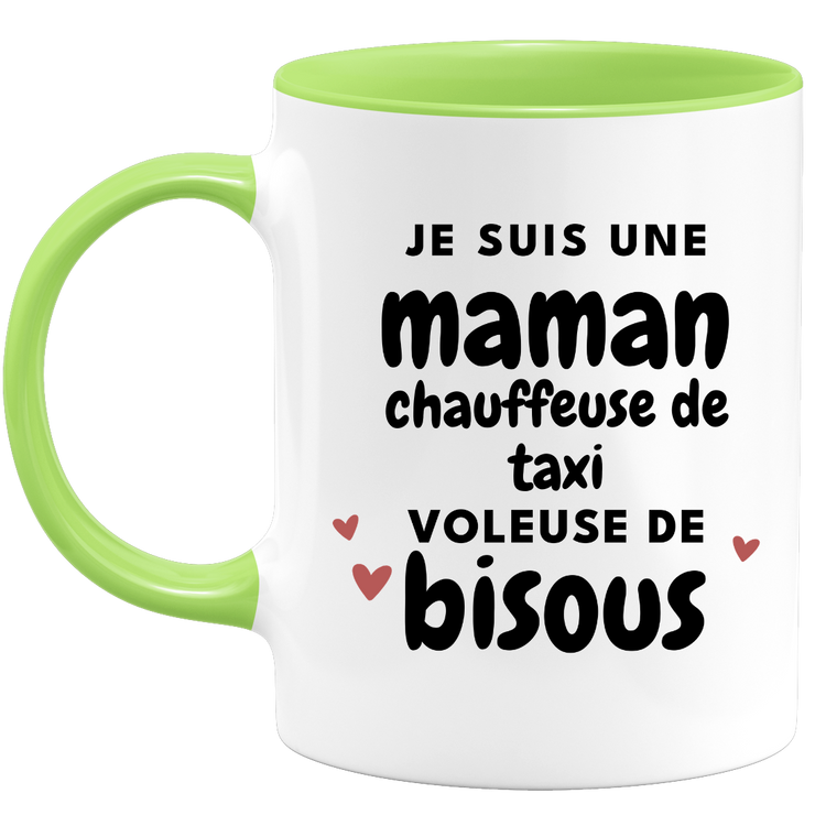 quotedazur - Mug I am a kiss-stealing taxi driver mom - Original Mother's Day Gift - Gift Idea For Mom Birthday - Gift For Future Mom Birth