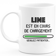 quotedazur - Mug Line Est En Cours De Chargement Veuillez Patienter - Cadeau Line Prénom Femme Personnalisé - Cadeau Annniversaire Noël Adolescent Collègue