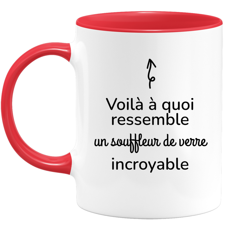 quotedazur - Mug Voilà à Quoi Ressemble Un Souffleur de verre Incroyable - Cadeau Souffleur de verre - Idée Cadeau Anniversaire - Idée Pour Une Attention Originale Souffleur de verre