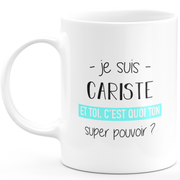 quotedazur - Mug Je Suis Cariste Et Toi C'est Quoi Ton Super Pouvoir - Cadeau Humour Travail - Idée Cadeau Départ Collègue - Tasse Chef Cariste - Idéal Pour Noël Au Bureau